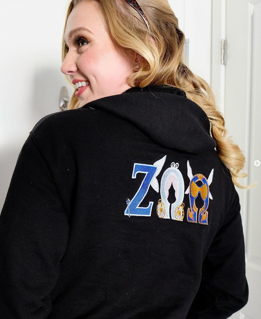 Zoo Crew Zip-Up Hoodie